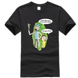 black and white tshirt rickk and morty
