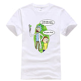 black and white tshirt rickk and morty