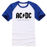 black and white acdc tshirt