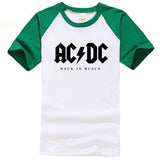 black and white acdc tshirt