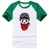 black and white tshirt panda