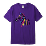 white tshirt zebra