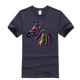 white tshirt zebra