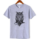 black and white tshirt owll