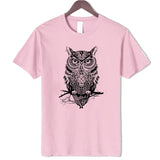 black and white tshirt owll