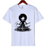 white tshirt  dragon