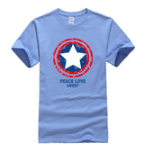 white tshirt  peace love sweet