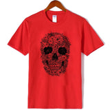 white tshirt skulls