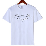 white tshirt  batmann