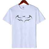 white tshirt  batmann