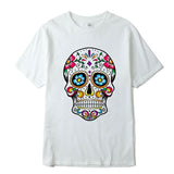 white tshirt  skull
