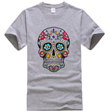 white tshirt  skull
