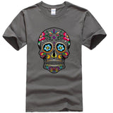 white tshirt  skull