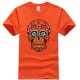 white tshirt  skull