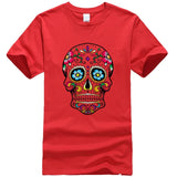 white tshirt  skull