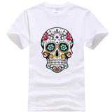white tshirt  skull