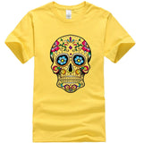 white tshirt  skull