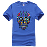 white tshirt  skull