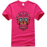 white tshirt  skull