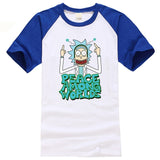 black and white tshirt peace among worlds