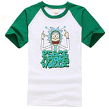 black and white tshirt peace among worlds