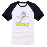 black and white tshirt schwifty