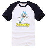 black and white tshirt schwifty