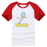 black and white tshirt schwifty