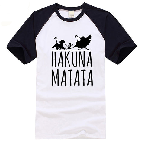 black and white tshirt hakuna matata