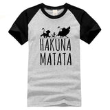black and white tshirt hakuna matata