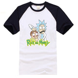 black and white tshirt rick and  morty