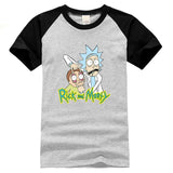black and white tshirt rick and  morty