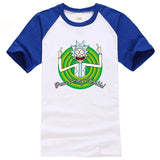 black and white tshirt rick and mortty