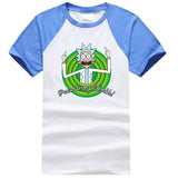 black and white tshirt rick and mortty