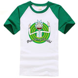 black and white tshirt rick and mortty