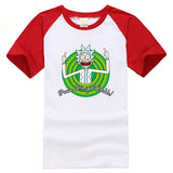 black and white tshirt rick and mortty