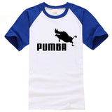 black and white tshirt pumba