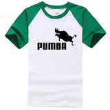 black and white tshirt pumba