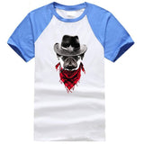 black and white tshirt pug