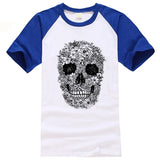 black and white tshirt skeleton
